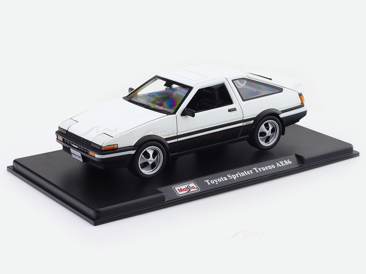 Toyota Sprinter Trueno AE86 White 1:24 Maisto licensed diecast