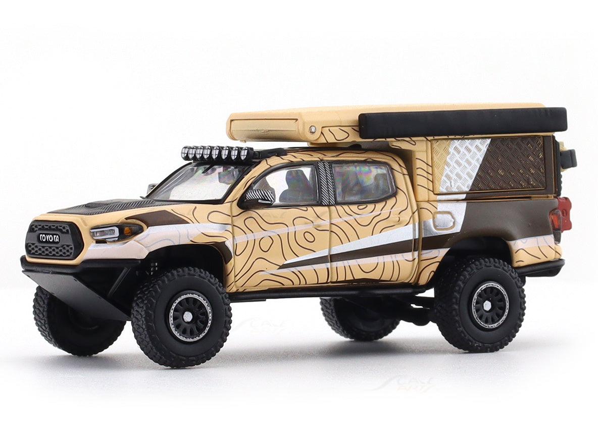 Toyota Tacoma sand 1:64 GCD diecast scale model car miniature