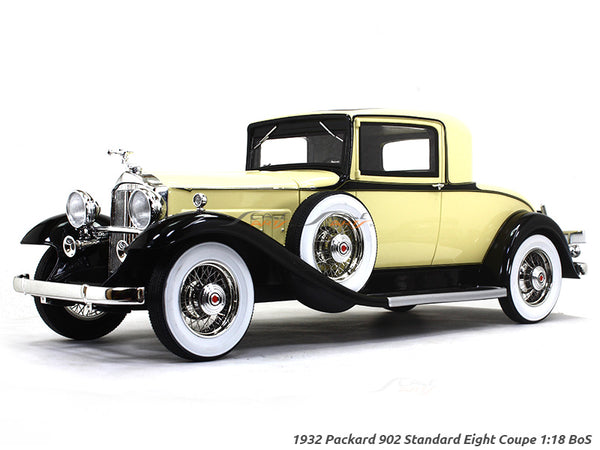 1932 Packard 902 Standard Eight Coupe 1:18 BoS scale model car.