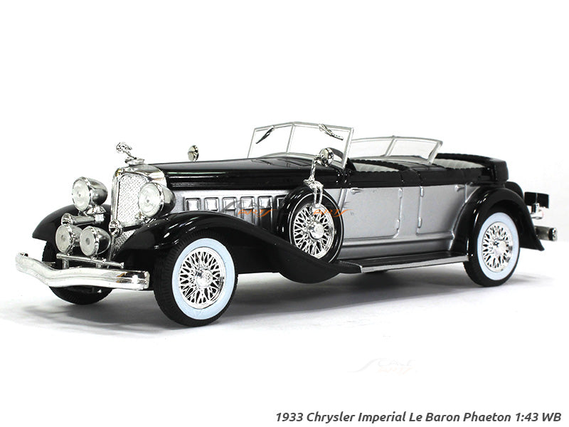 Miniature Voiture 1/43 Chrysler Imperial Le Baron Phaeton 1933 - Collection Altaya/IXO, Neuve