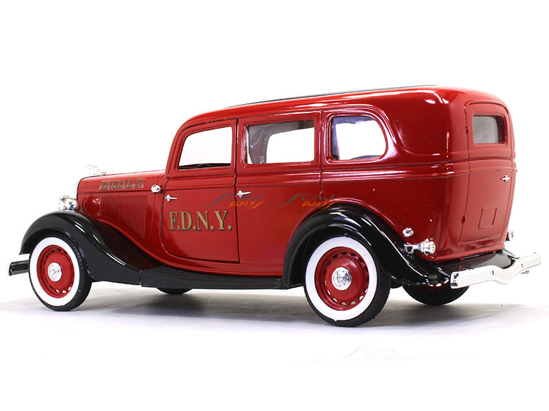 1934 Ford Sedan Fire Van 1:18 Solido diecast Scale Model Car | Scale