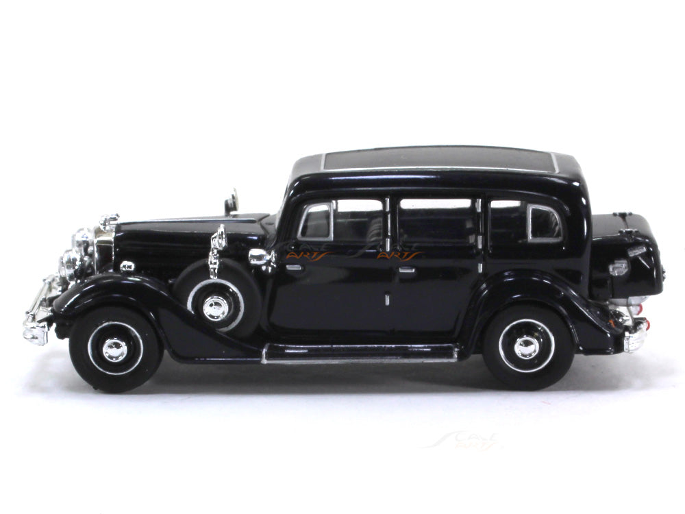 1935 Horch 851 Pullman black 1:87 Ricko HO Scale Model car | Scale 
