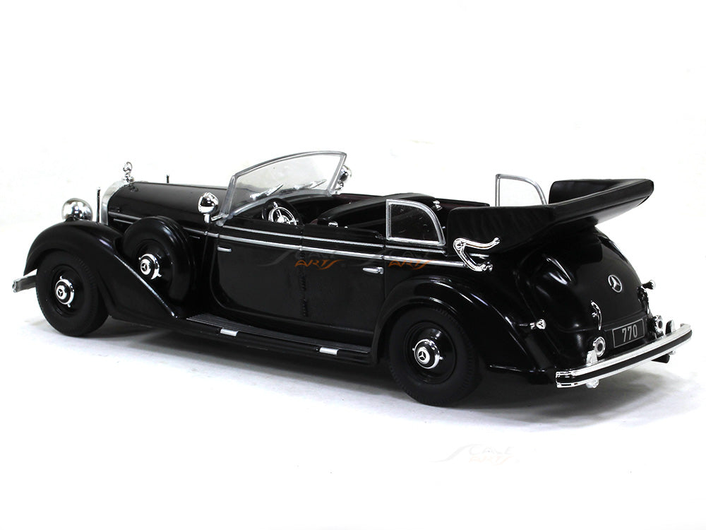 MC Group 1938 Mercedes-Benz 770K Pullman Cabrio (W150) Noir 1:18 18207 MC Group 1938 Mercedes-Benz 770K Pullman Cabrio (W150) Noir 1:18 18207