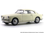1954 Alfa-Romeo Giulietta Sprint Coupe Beige 1:18 Kyosho diecast scale model miniature