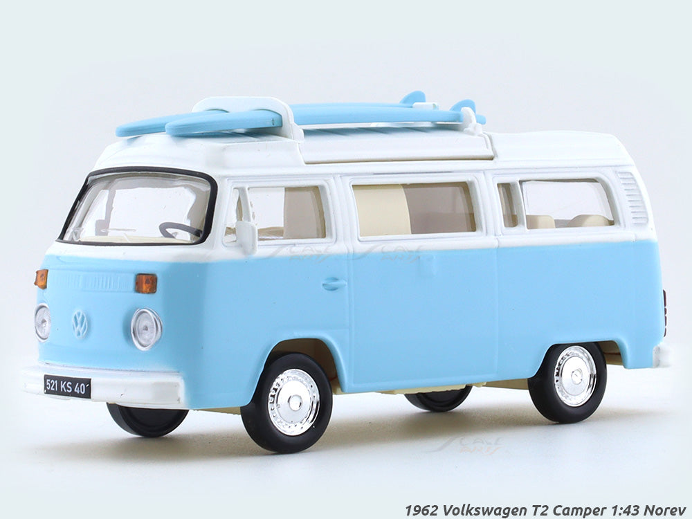 1962 Volkswagen T2 Camper 1:43 Norev Scale Model Car Collectible 