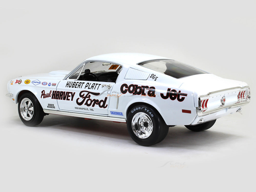 1968 Ford Mustang S/S Cobra Jet Hubart Platt 1:18 Auto World