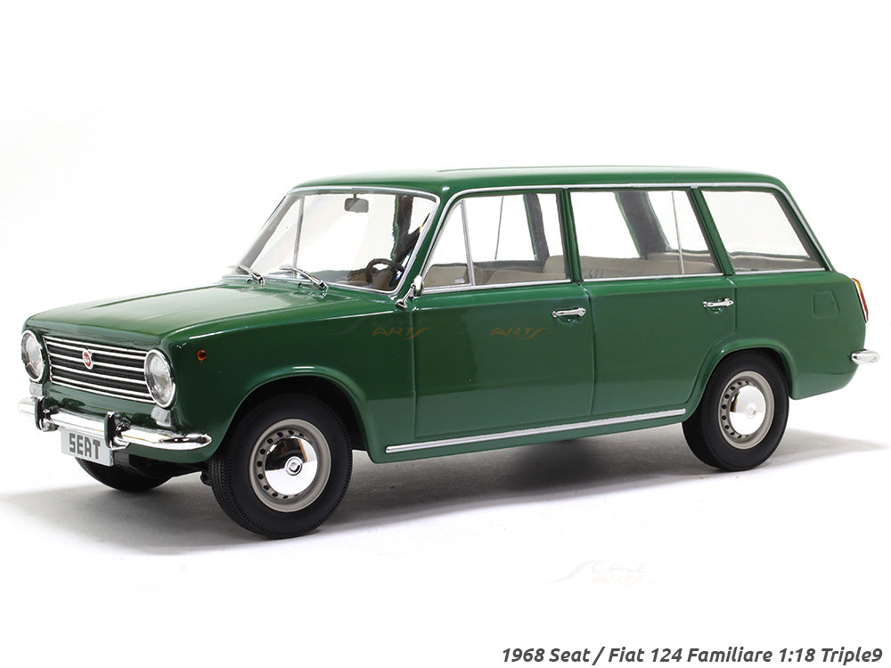 Miniature Nacoral Chiqui – Seat Fiat 124, échelle 1/43, Plastique, 1968