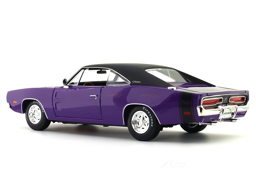 1969 Dodge Charger R/T Purple 1:18 Maisto licensed diecast scale model