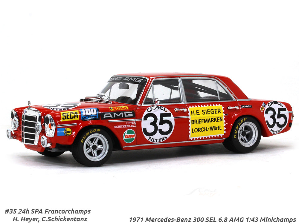 1971 Mercedes-Benz 300 SEL 6.8 AMG 1:43 Minichamps diecast