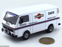 1975 Volkswagen LT28 SWB Martini rally assistance van 1:43 IXO scale model van