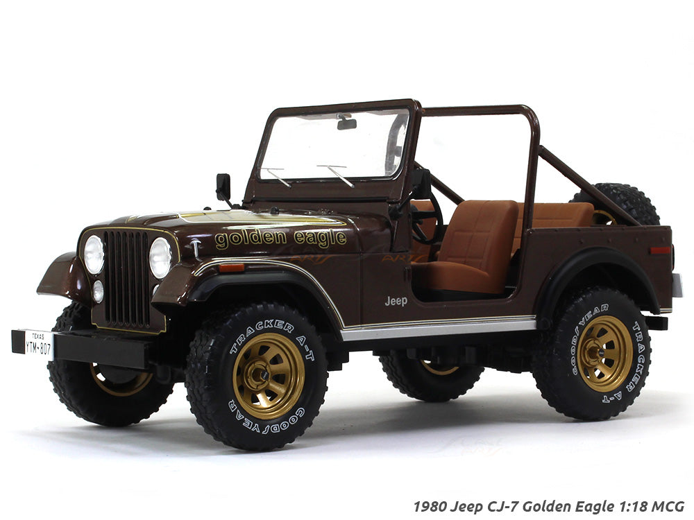 1980 Jeep CJ-7 Golden Eagle 1:18 MCG diecast Scale Model Car