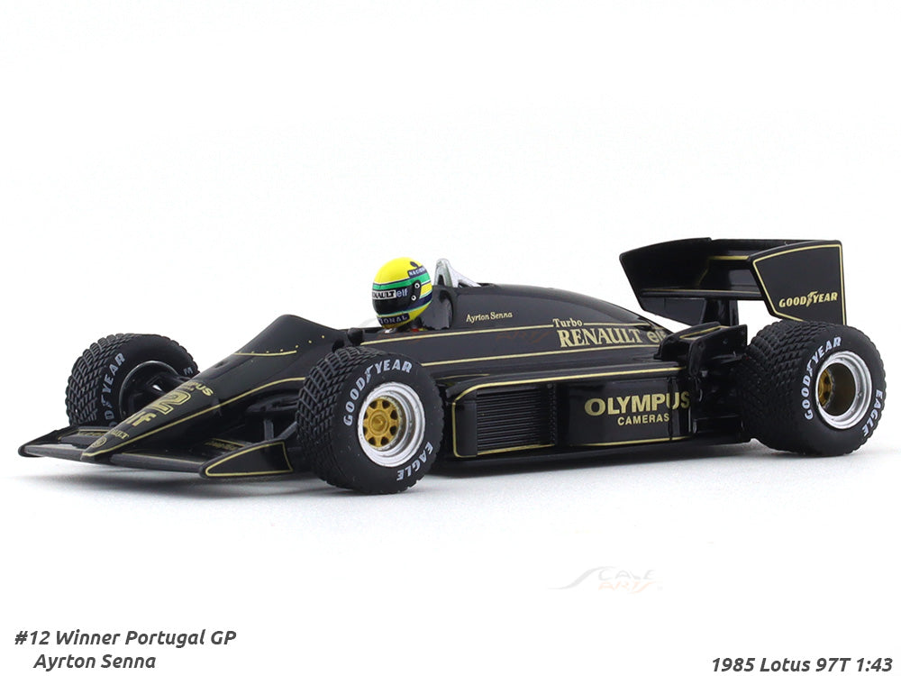 1985 Lotus 97T Ayrton Senna 1:43 scale model car collectible