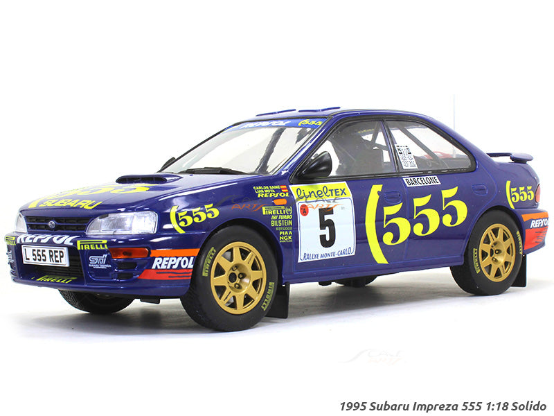 1995 Subaru Impreza 555 1:18 Solido diecast Scale Model Car