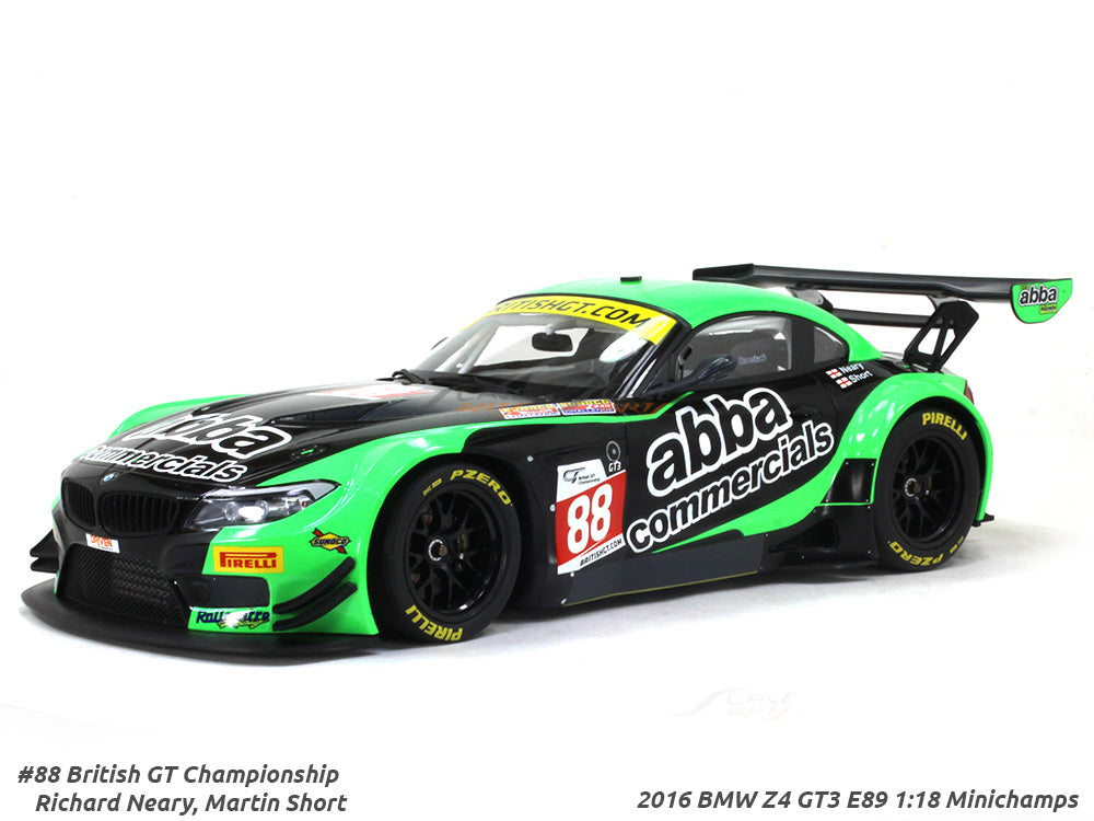 MINICHAMPS  Z4 GT3 Studie 限定版 1:18 2016-BMW-Z4-GT3-E89-1-18-