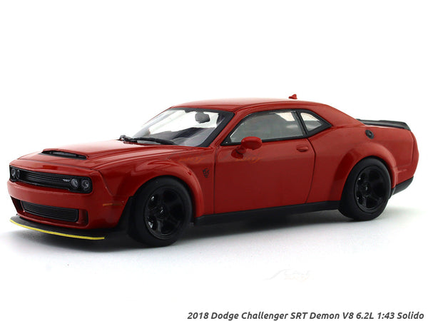 Broken Acrylic case : 2018 Dodge Challenger SRT Demon V8 6.2L 1:43 Solido diecast scale model car