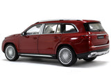 2021 Mercedes-Maybach GLS 600 X167 red 1:18 Paragon diecast scale model car collectible.