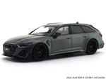 Broken Acrylic case : 2022 Audi RS6-R C8 ABT grey 1:43 Solido diecast scale model car