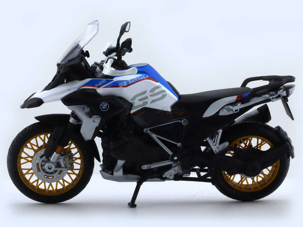 Modèle Réduit BMW R1250 GS 2021 échelle 1/12 En Métal Et Plastique Blanc - Neuf