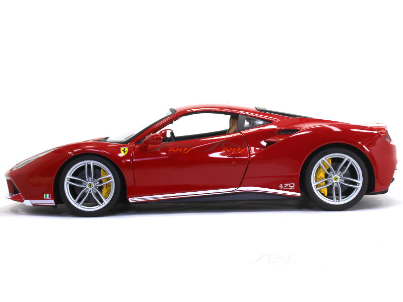 Ferrari 488 GTB 70th Anniversary 1:18 Bburago diecast scale model