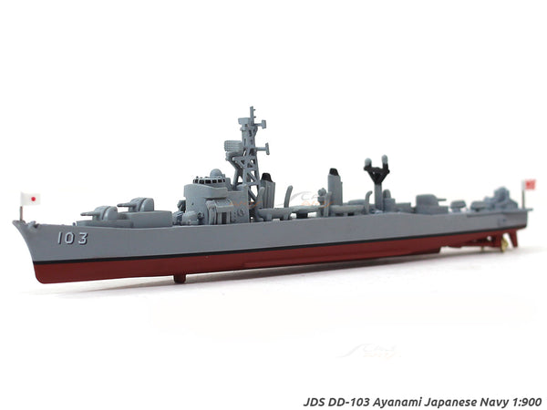 JDS DD-103 Ayanami Japanese Navy 1:900 scale model warship.