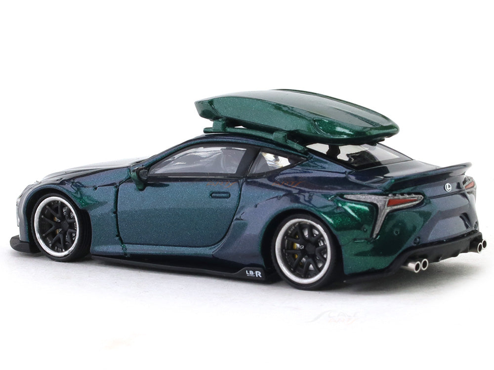Modèle Réduit Lexus LC500h Sport 2020 Vert - Échelle 1/64 MASDI En Fonte, Boîte Neuve