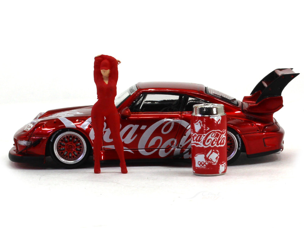 Porsche 911 993 RWB Coca Cola 1:64 TimeMicro diecast scale