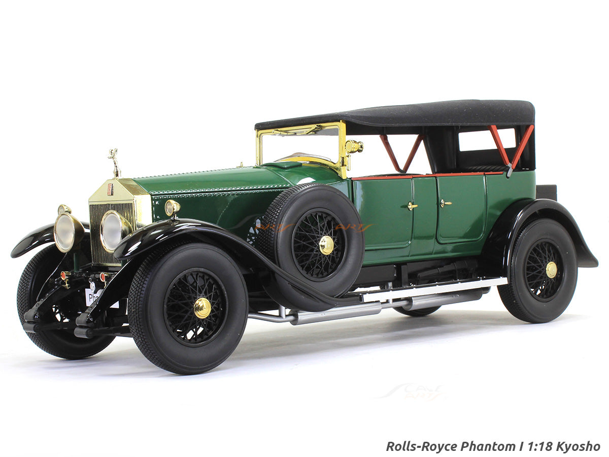 Kyosho 1/18 08931G - Rolls Royce Phantom I - Verte - Miniature Diecast - Occasion