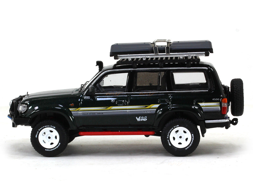 1/64 Toyota LC80 SUV モデル ルーフラック付き Toyota-Land-Cruiser-LC80-1-64-