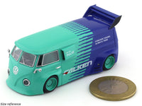 Volkswagen T1 Type 2 Falken with figure 1:64 Time Micro diecast scale model car