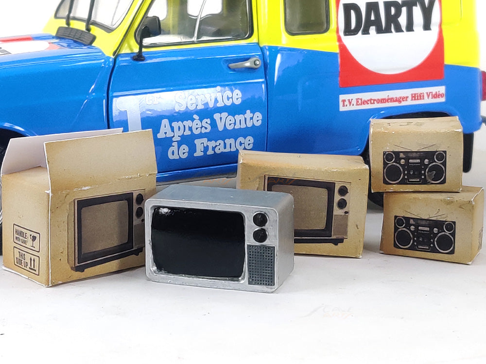 1988 Renault 4LF4 Darty Scale Arts Combo 1:18 Solido diecast Scale