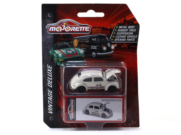 Volkswagen Beetle Racing 1:64 Majorette Vintage Deluxe diecast Scale Model car.