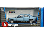 Mercedes-Benz 190E 2.6 blue 1:24 Bburago licensed diecast Scale Model car