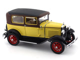 1931 Ford Model A Tudor yellow brown 1:18 Sunstar diecast Scale Model collectible