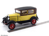 1931 Ford Model A Tudor yellow brown 1:18 Sunstar diecast Scale Model collectible