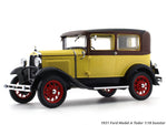 1931 Ford Model A Tudor yellow brown 1:18 Sunstar diecast Scale Model collectible