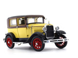 1931 Ford Model A Tudor yellow brown 1:18 Sunstar diecast Scale Model collectible