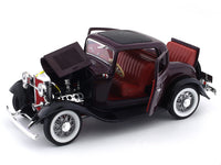 1932 Ford 3-Window Coupe plum 1:18 Road Signature diecast Scale Model pickup car