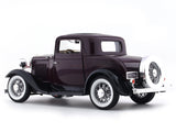 1932 Ford 3-Window Coupe plum 1:18 Road Signature diecast Scale Model pickup car