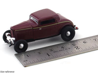 1932 Ford Three Window Coupe brown 1:64 M2 Machines diecast scale model collectible