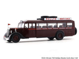 1934 Citroen T45 Rallye Monte Carlo Bus 1:43 diecast scale model bus collectible
