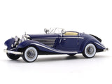 1936 Mercedes-Benz 500K blue 1:64 Liberty 64 diecast scale model miniature car collectible