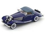 1936 Mercedes-Benz 500K blue 1:64 Liberty 64 diecast scale model miniature car collectible