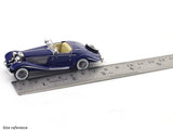 1936 Mercedes-Benz 500K blue 1:64 Liberty 64 diecast scale model miniature car collectible