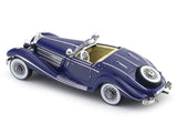 1936 Mercedes-Benz 500K blue 1:64 Liberty 64 diecast scale model miniature car collectible