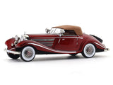 1936 Mercedes-Benz 500K red 1:64 GFCC diecast scale model miniature car collectible