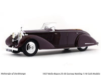 1937 Rolls-Royce 25-30 Gurney Nutting Maharaja Darbhanga maroon 1:18 Cult Models resin Scale Model car