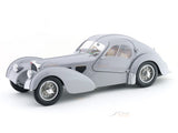 1937 Bugatti Atlantic Type 57 SC Silver 1:18 Solido Licensed Diecast Scale Model Car Collectible