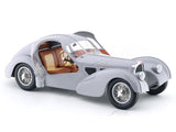 1937 Bugatti Atlantic Type 57 SC Silver 1:18 Solido Licensed Diecast Scale Model Car Collectible