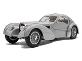 1937 Bugatti Atlantic Type 57 SC Silver 1:18 Solido Licensed Diecast Scale Model Car Collectible