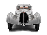 1937 Bugatti Atlantic Type 57 SC Silver 1:18 Solido Licensed Diecast Scale Model Car Collectible